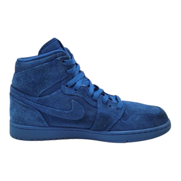Nike Air Jordan 1 Retro Blue Suede 332550-404 Mens Size 9 - Picture 6 of 9
